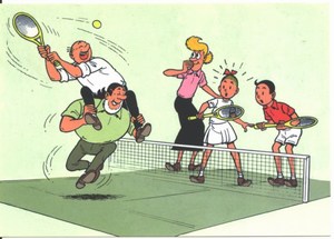 briefkaart 5616 - Tennis_f (21K)