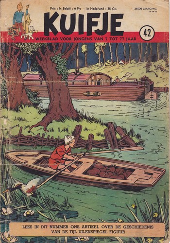 Bibliofiele uitgaven - weekblad kuifje 42 18-10-1951_f (78K)