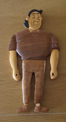 Curiosa - houten jerom armen recht (26K)