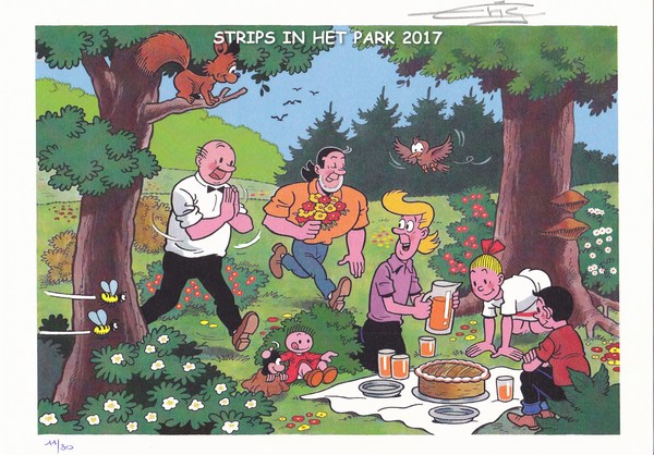 ex-libris strips in het park 11-30 2017 (93K)